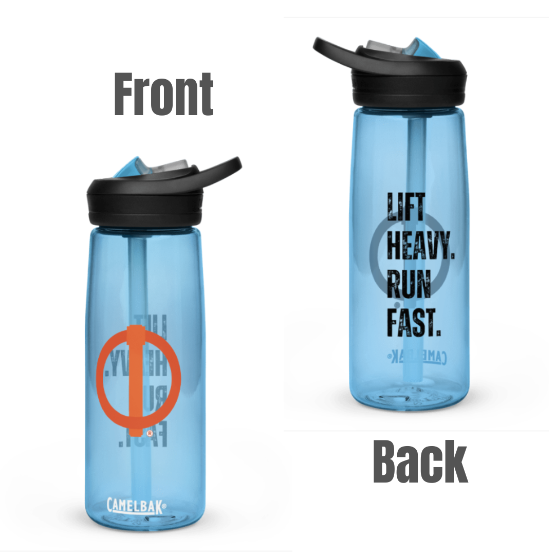 Linchpin "Lift heavy. Run Fast." Sports water bottle