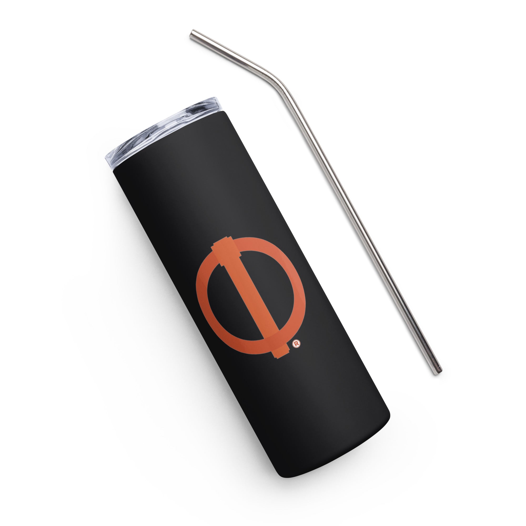 Linchpin "Lift heavy. Run Fast." Stainless steel tumbler Black