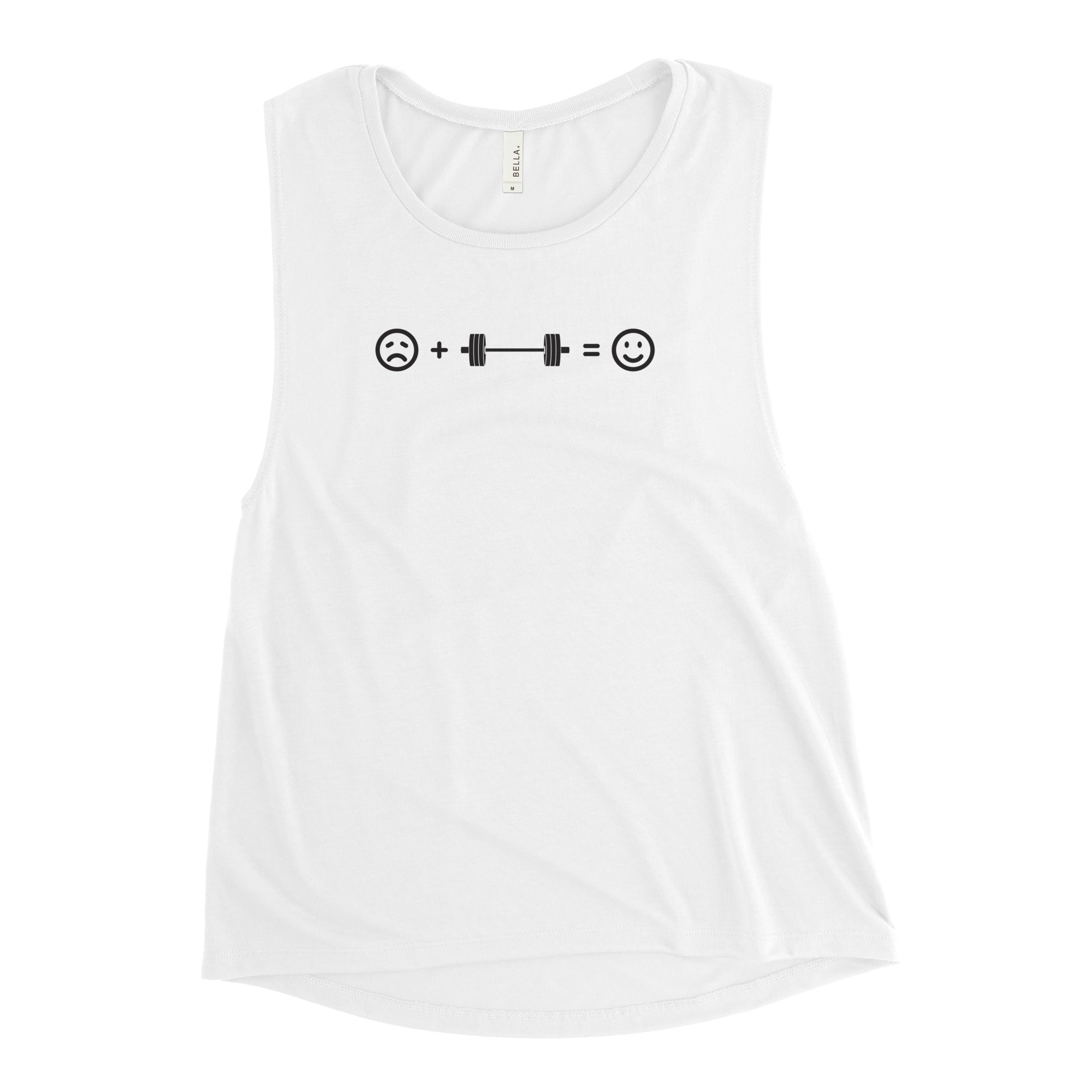 Happy Barbell Ladies’ Cap Sleeve T-Shirt