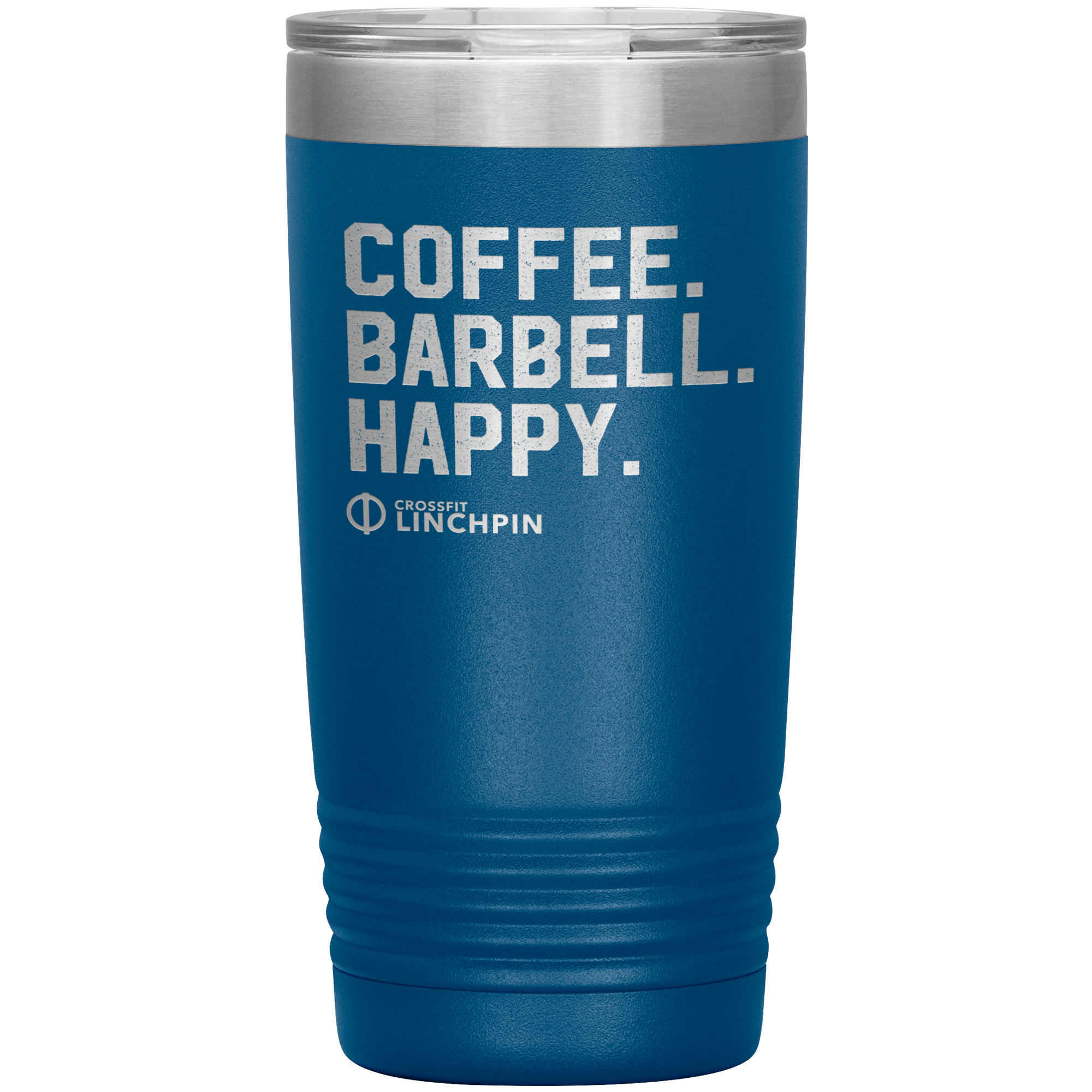 Coffee. Barbell. Happy. - 20oz Tumbler
