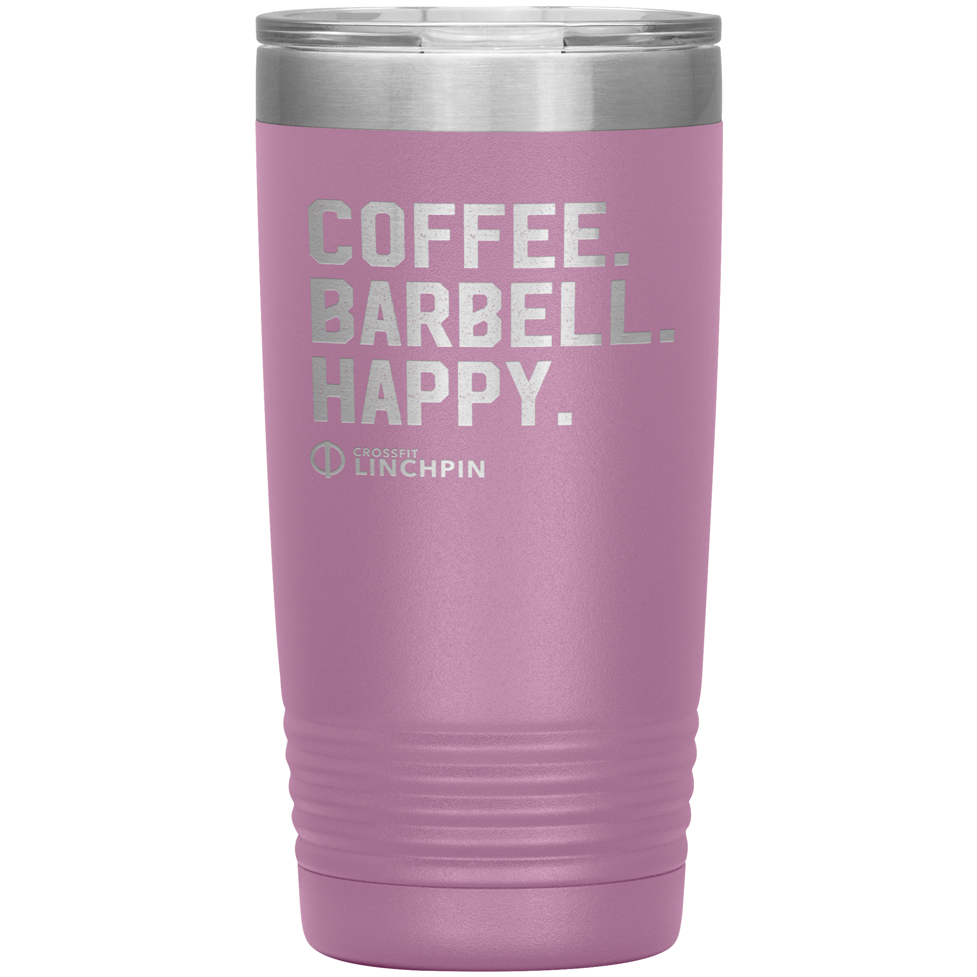 Coffee. Barbell. Happy. - 20oz Tumbler