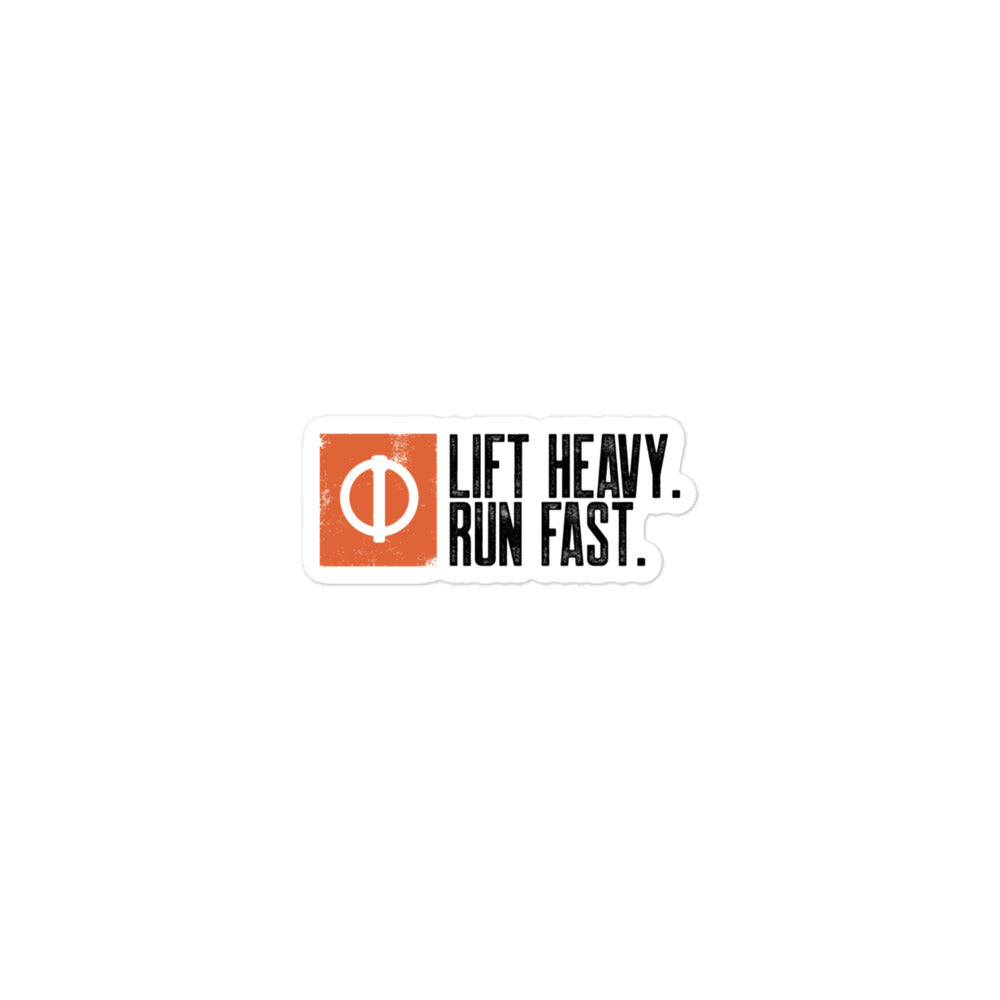 Linchpin Bubble-free stickers (Lift heavy. Run Fast.)