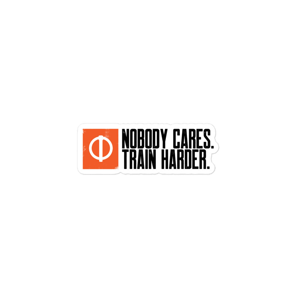 Linchpin Train Harder Bubble-free stickers