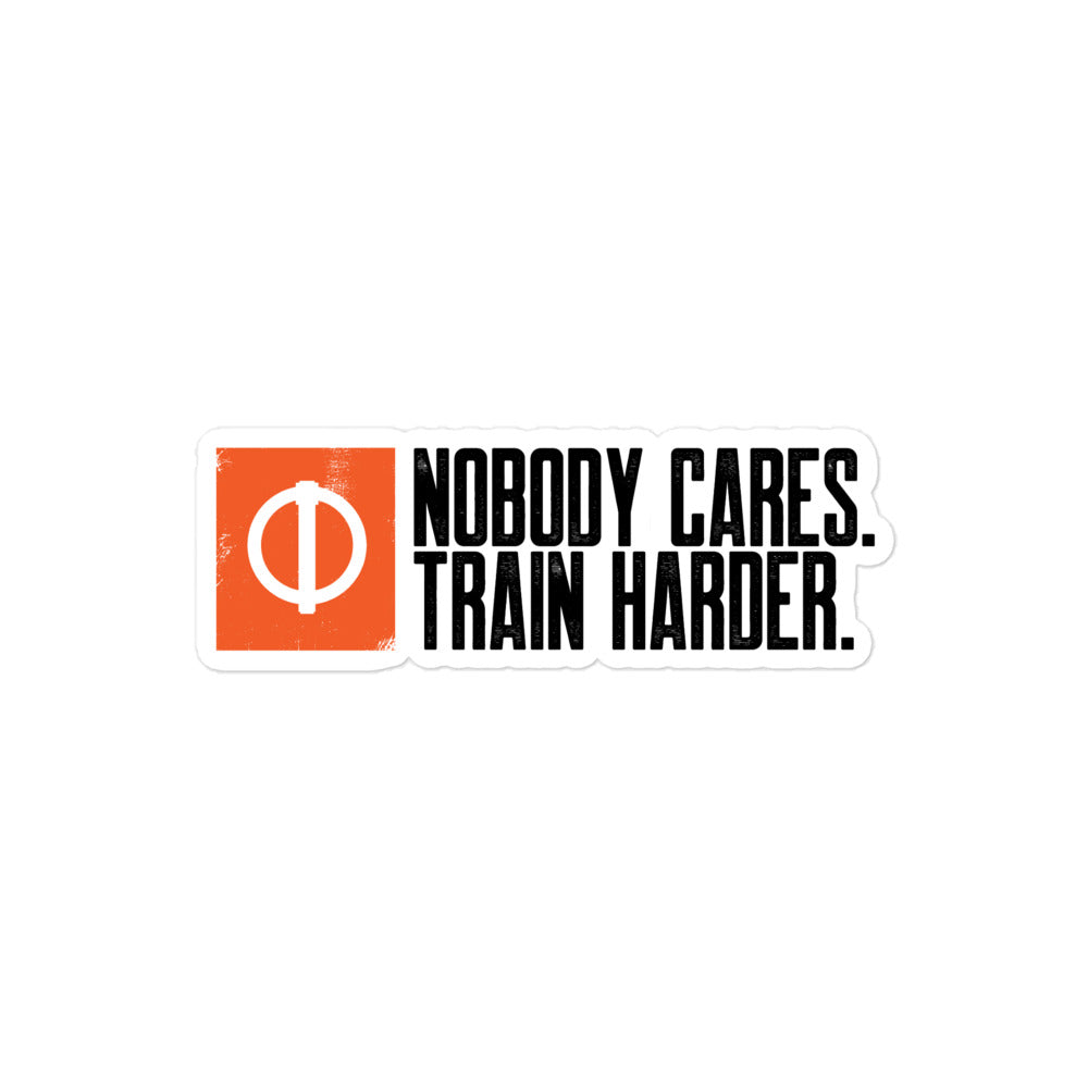 Linchpin Train Harder Bubble-free stickers