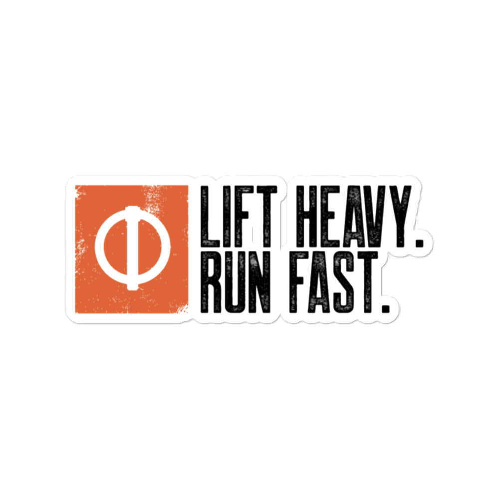 Linchpin Bubble-free stickers (Lift heavy. Run Fast.)
