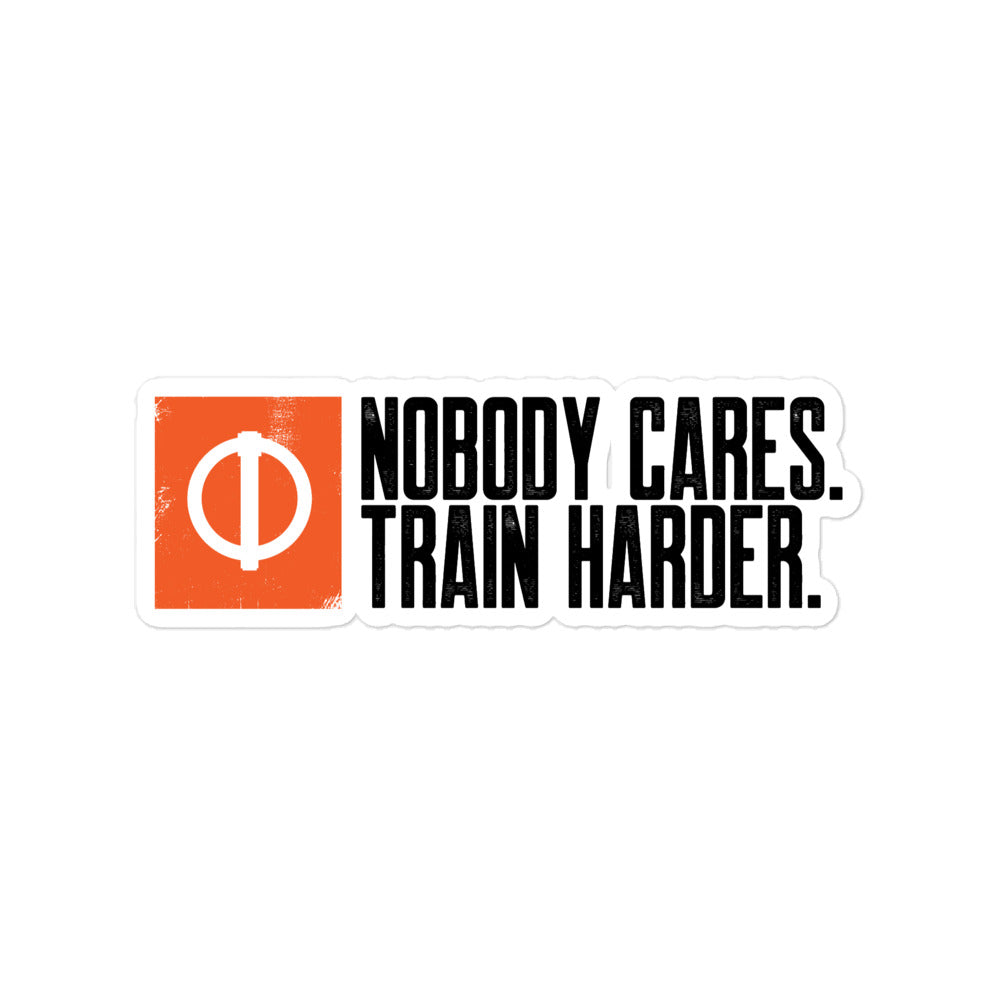 Linchpin Train Harder Bubble-free stickers