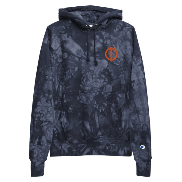 Retailer Unisex Champion Smoking Skeleton Tie-Dye Hoodie | Multiple Sizes