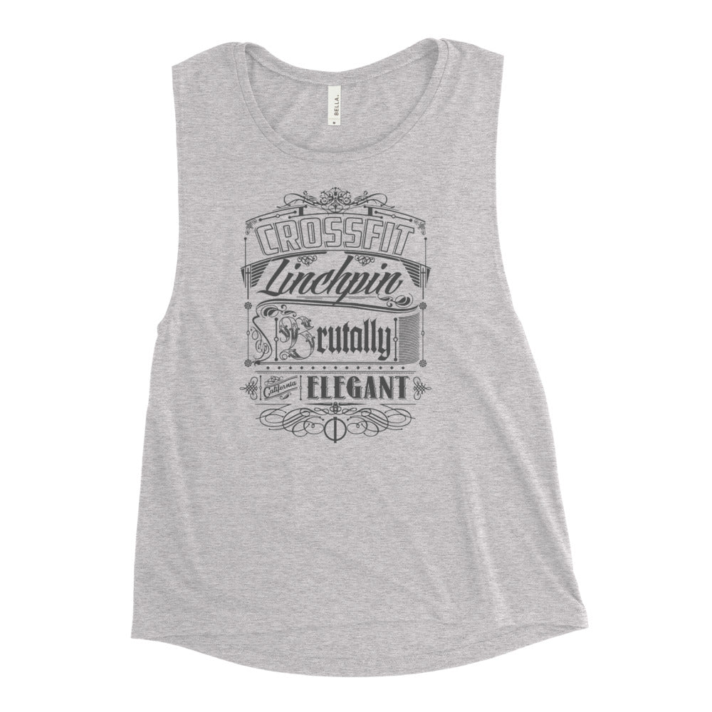 BRUTALLY ELEGANT LADIES’ CAP SLEEVE T-SHIRT