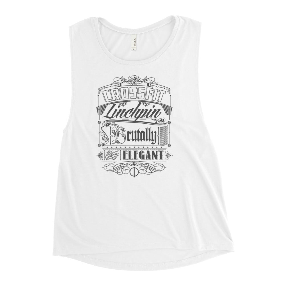 BRUTALLY ELEGANT LADIES’ CAP SLEEVE T-SHIRT
