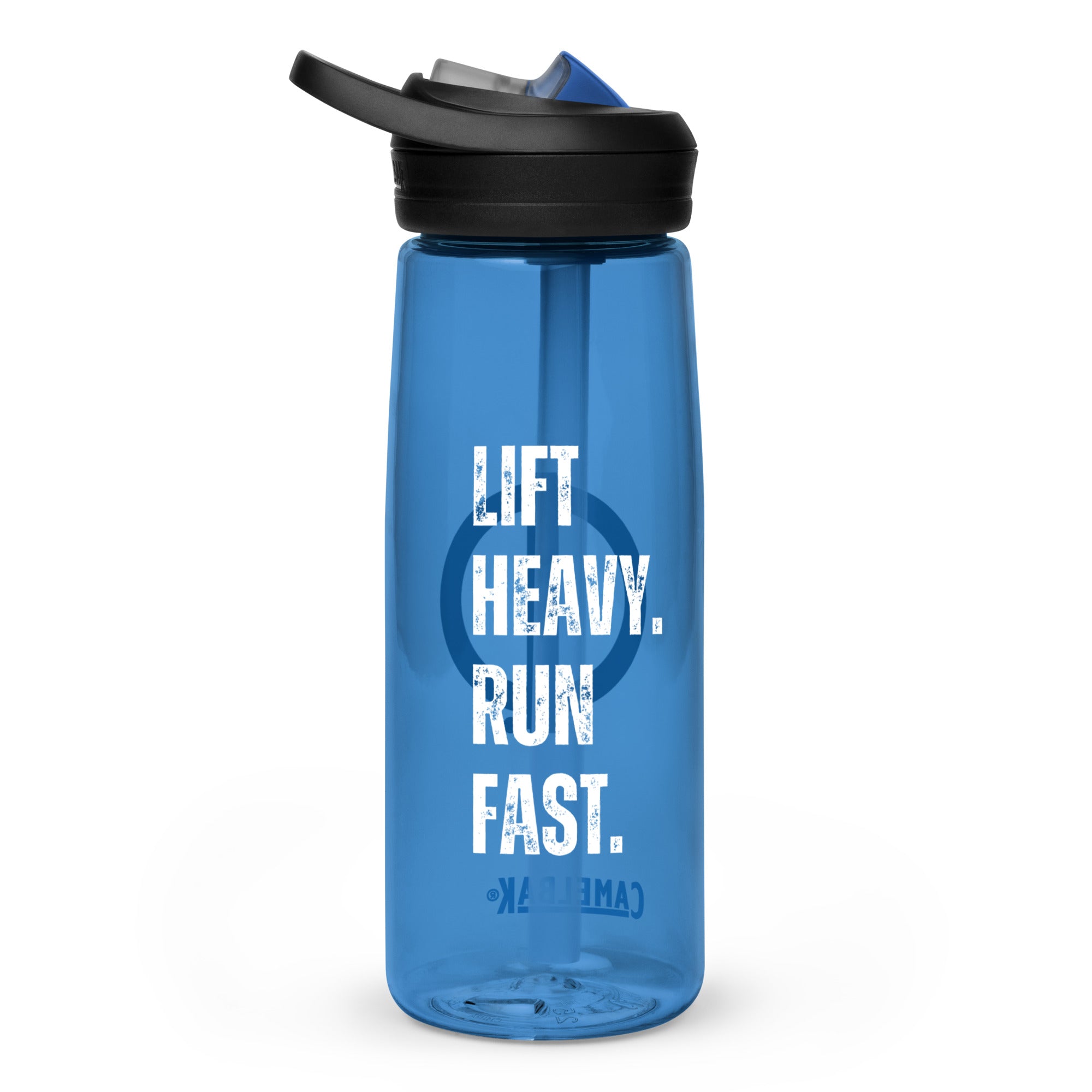Linchpin "Lift heavy. Run Fast." Sports water bottle