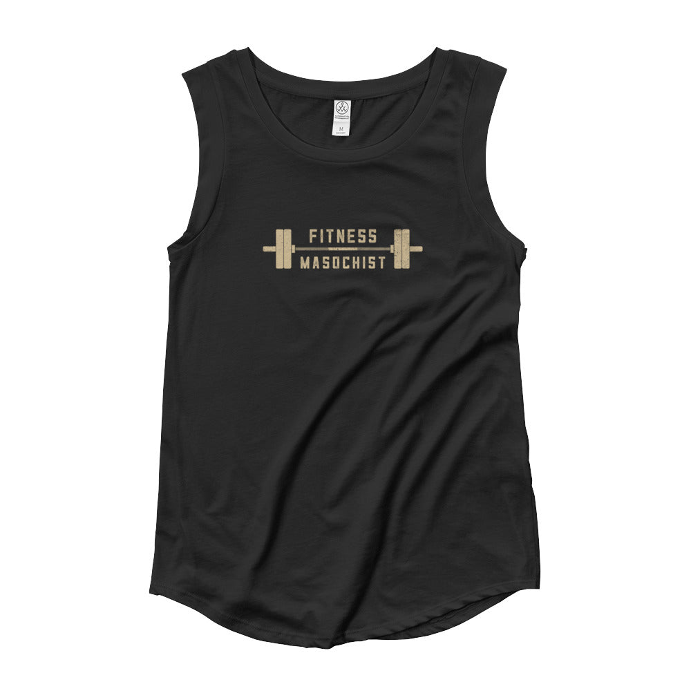 Fitness Masochist Ladies’ Cap Sleeve T-Shirt